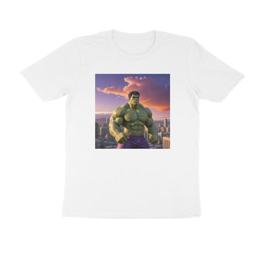 Ultimativ Mens Round Neck Printed "Hulk" Comfy Fabric T-Shirt