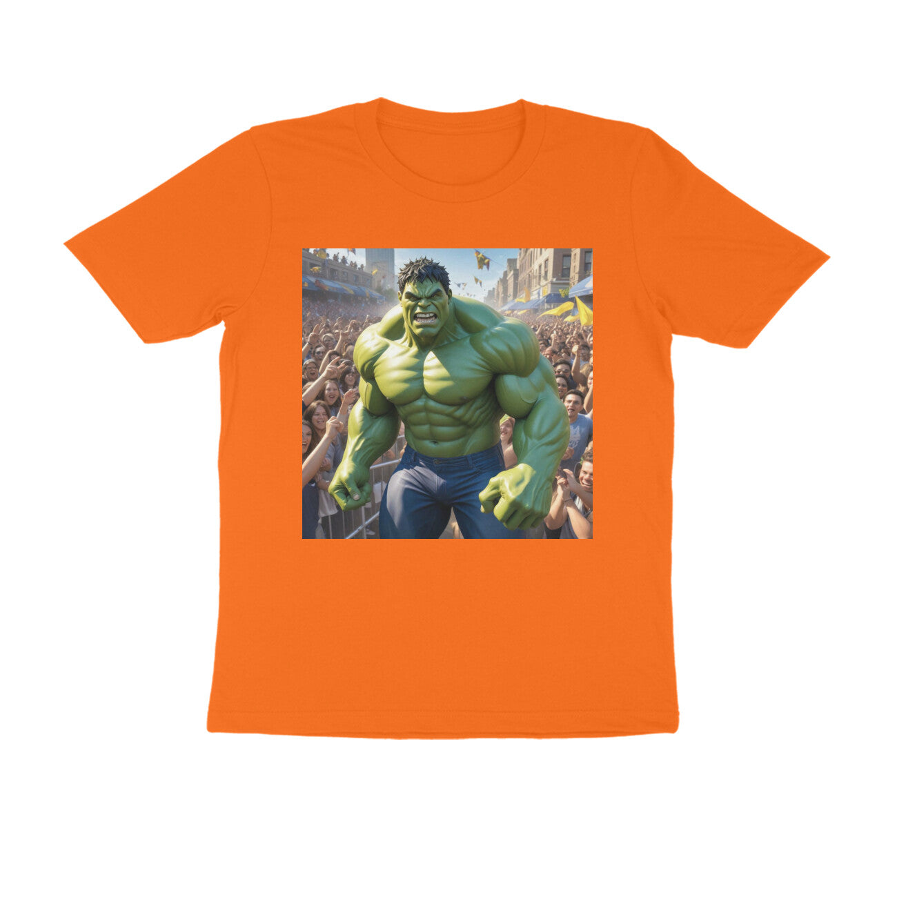 Ultimativ Mens Round Neck Printed "Hulk" Comfy Fabric T-Shirt