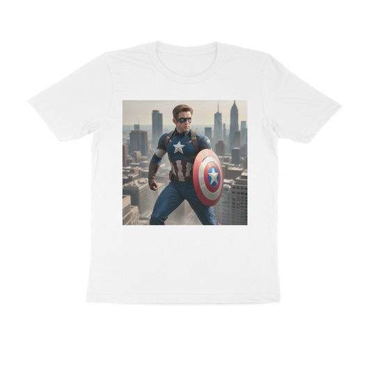 Mens "Captain America on Sky" T-Shirt