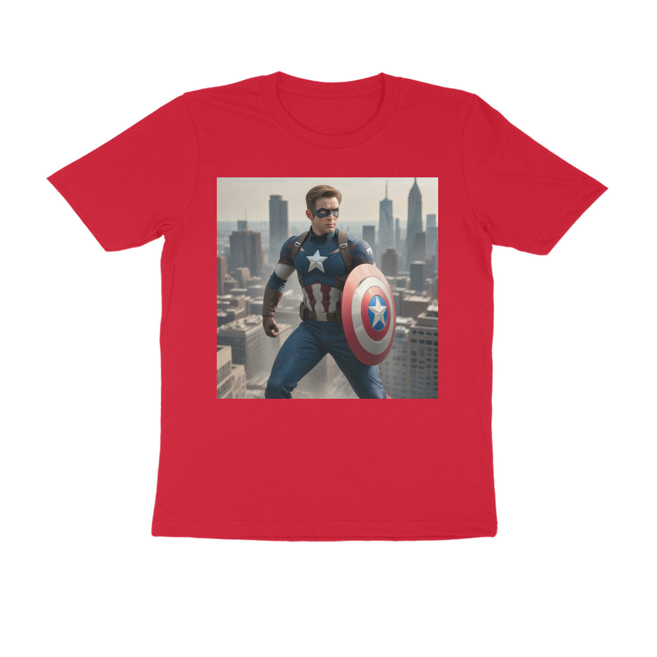 Mens "Captain America on Sky" T-Shirt