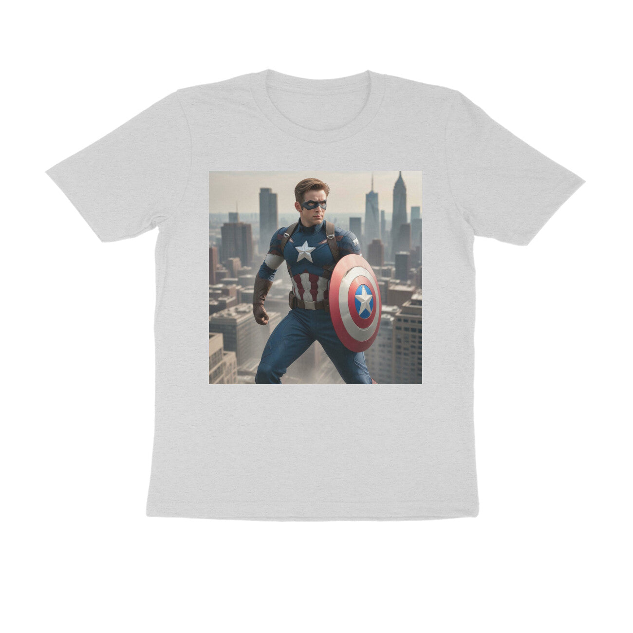 Mens "Captain America on Sky" T-Shirt