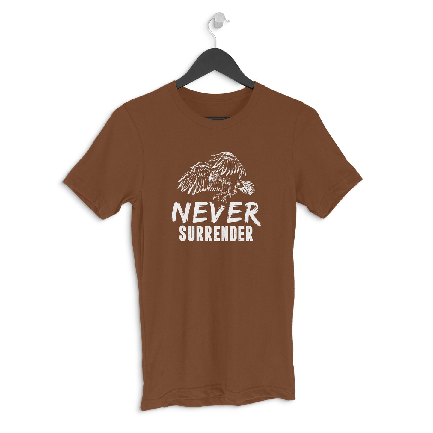 Mens Brown Motiv Fans India Trendy T-Shirt