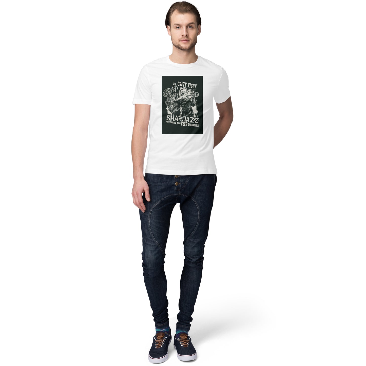 Mens Motiv Music India Trendy T-Shirt