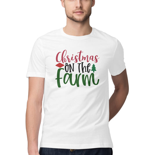 Mens New Art X Mas Farm India T-Shirt