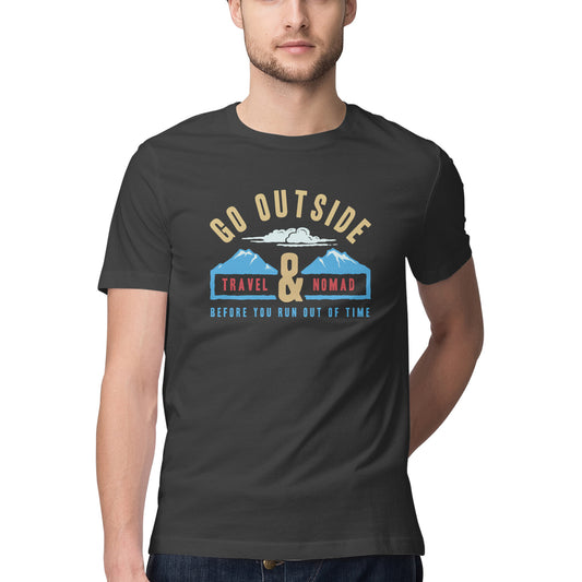 Mens New Art X GoOutSide India T-Shirt