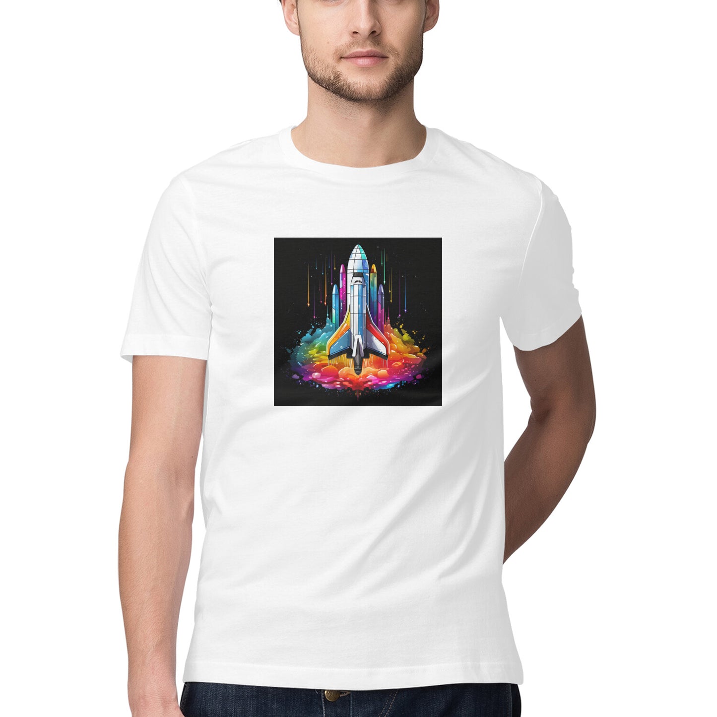 Mens New Art X Space India T-Shirt