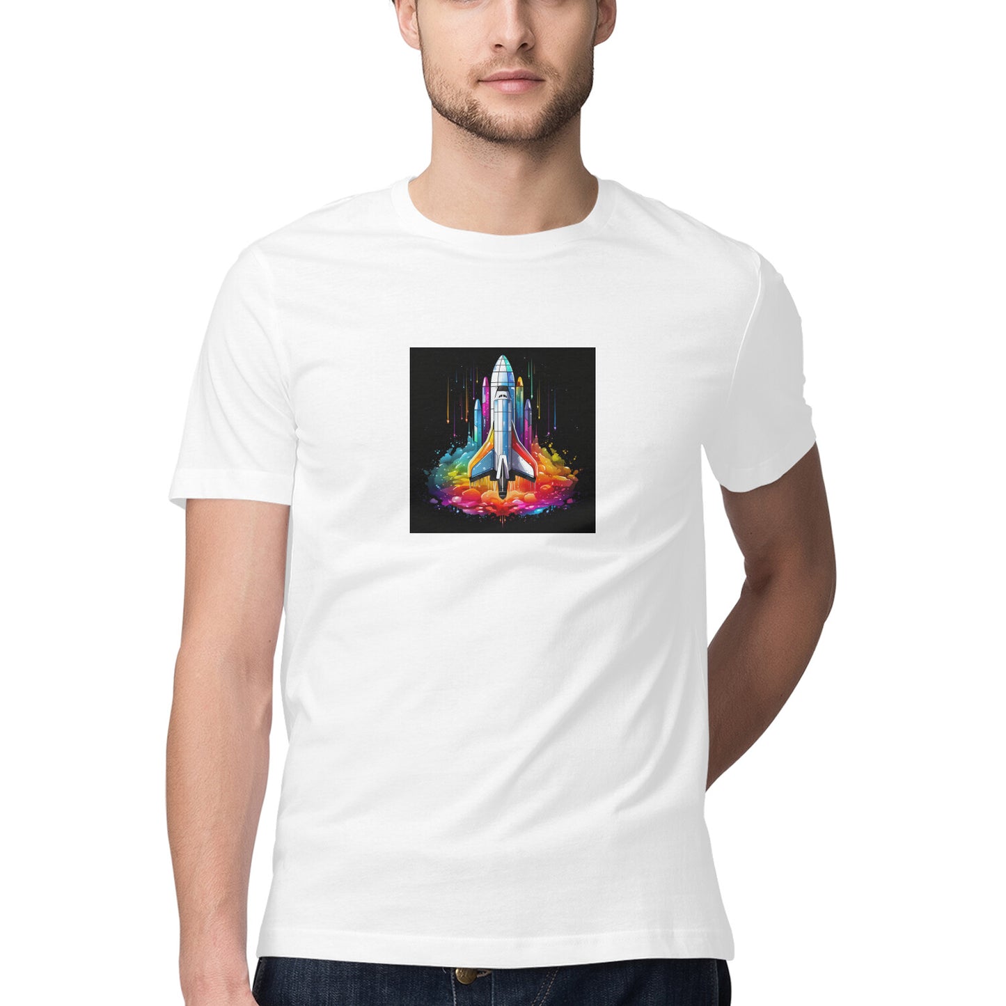 Mens New Art X Space India T-Shirt