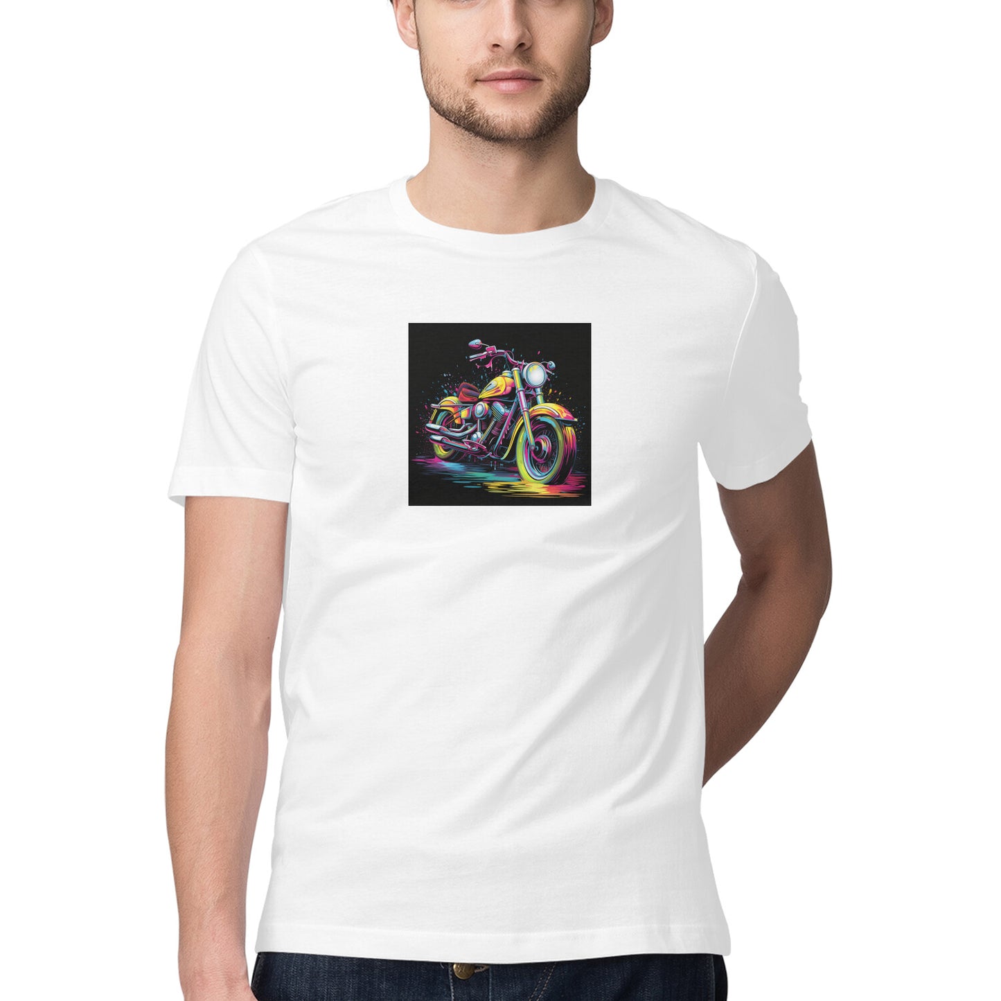 Mens New Art X SpaceBike India T-Shirt