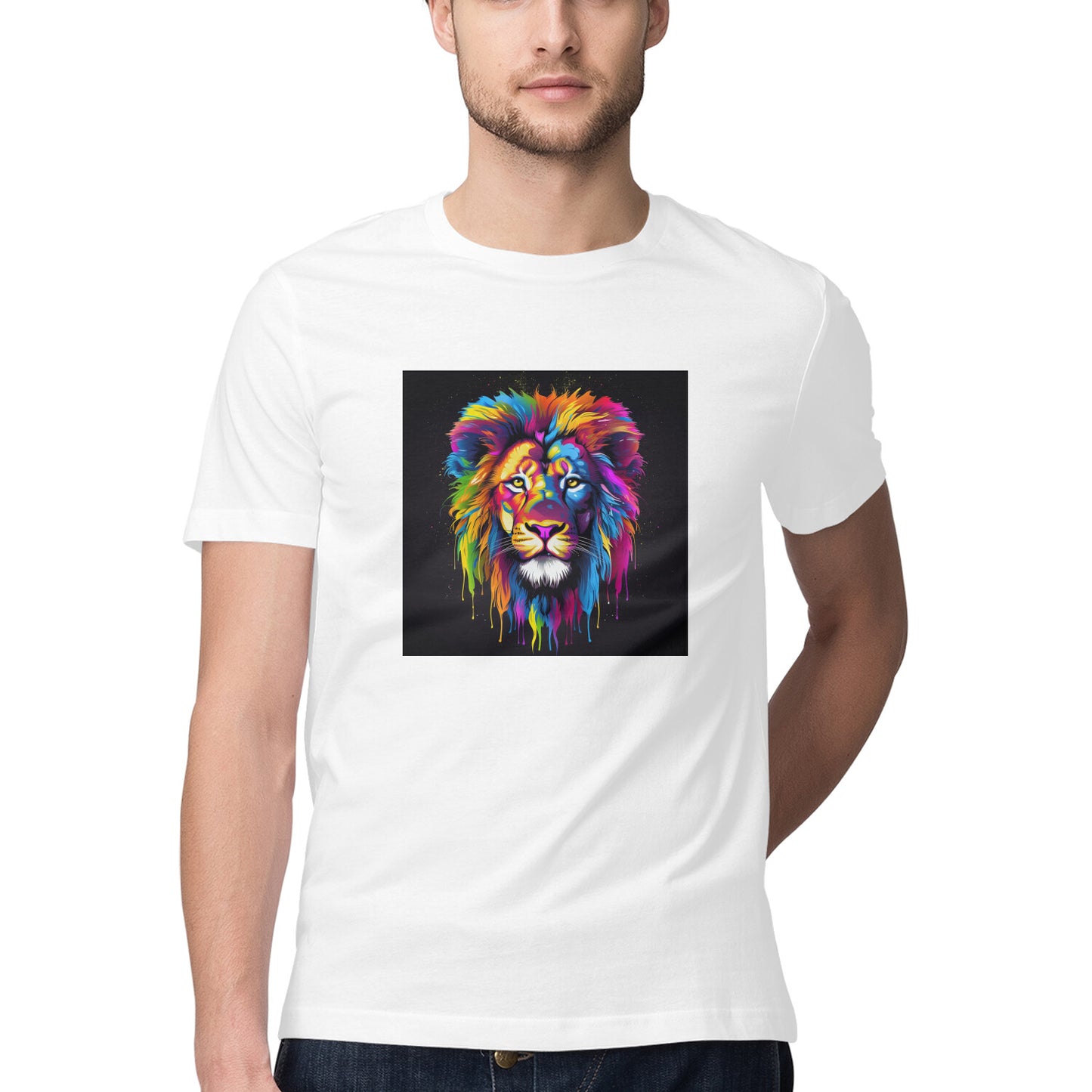 Mens New Art X Lion T-Shirt