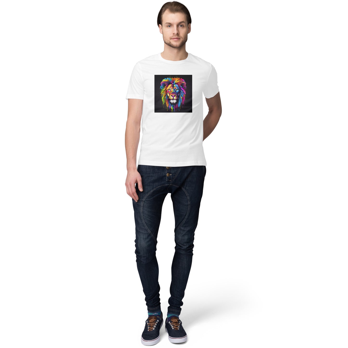 Mens New Art X Lion T-Shirt