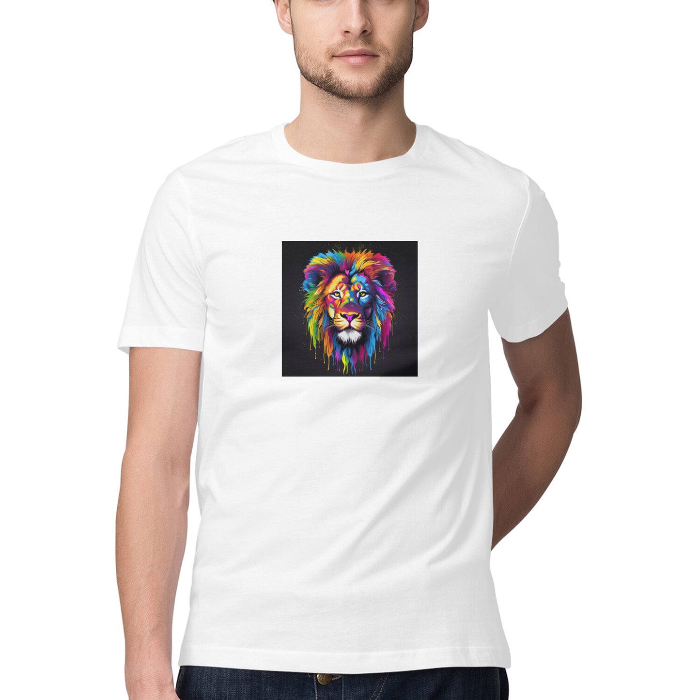 Mens New Art X Lion T-Shirt