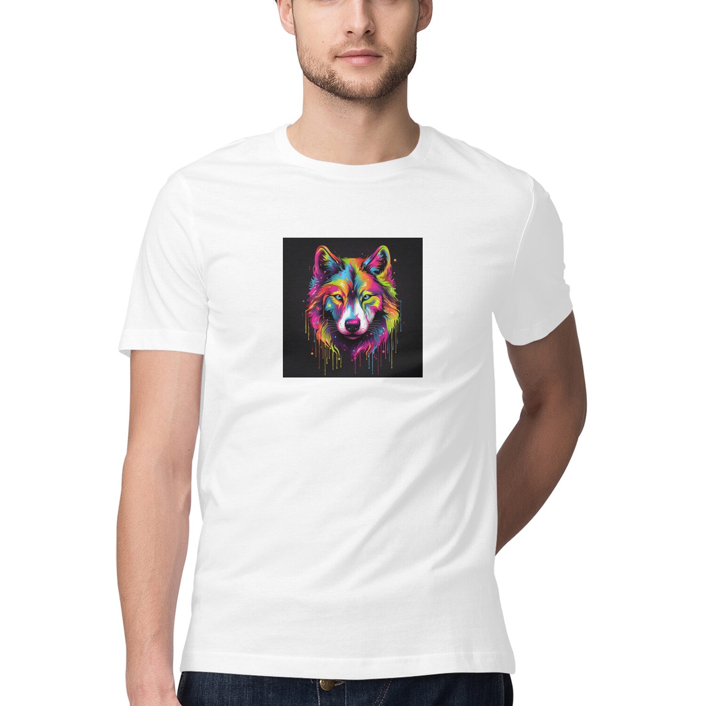 Mens New Art X Wolf T-Shirt