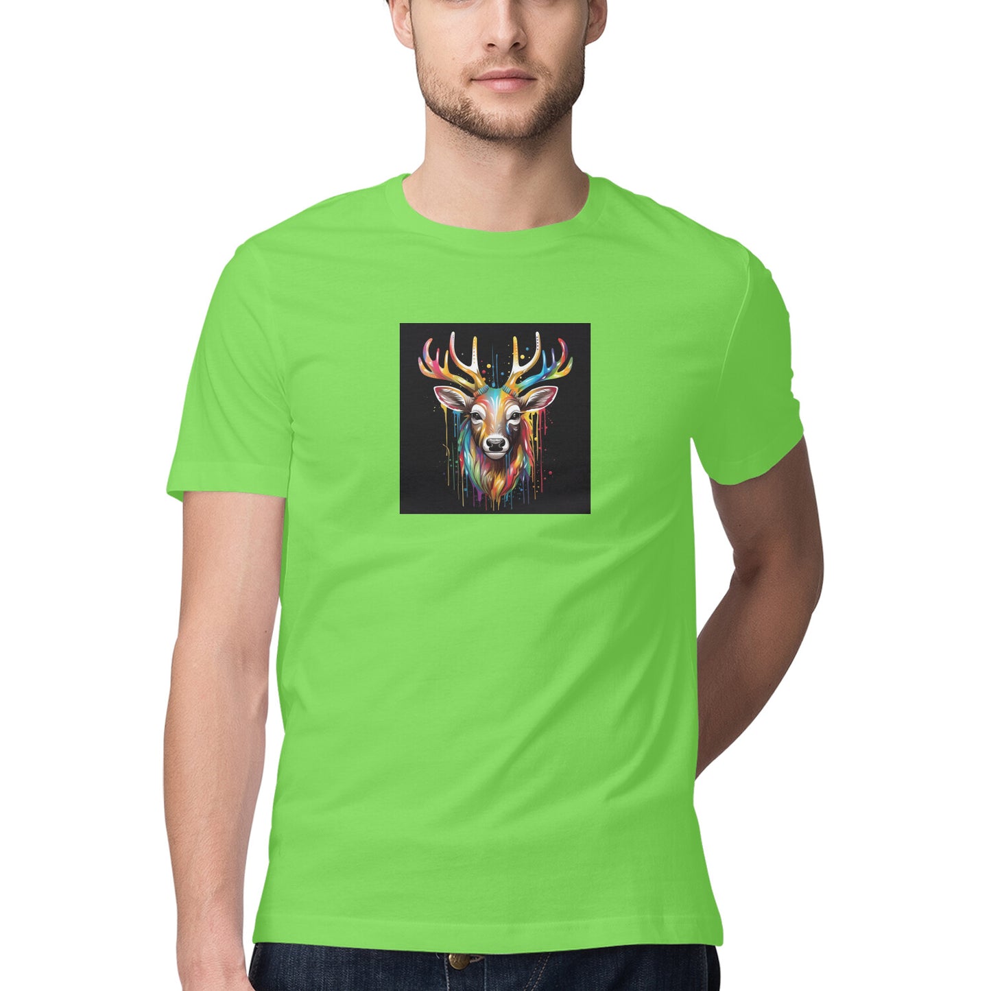 Mens New Art X Heaven Deer T-Shirt