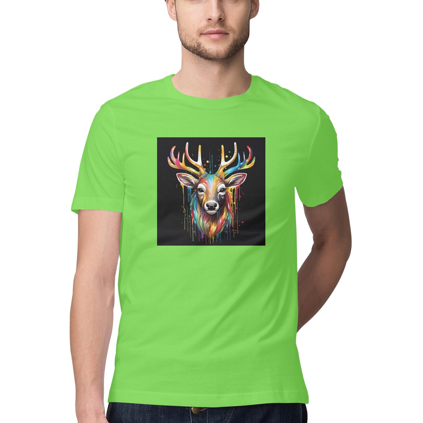 Mens New Art X Heaven Deer T-Shirt