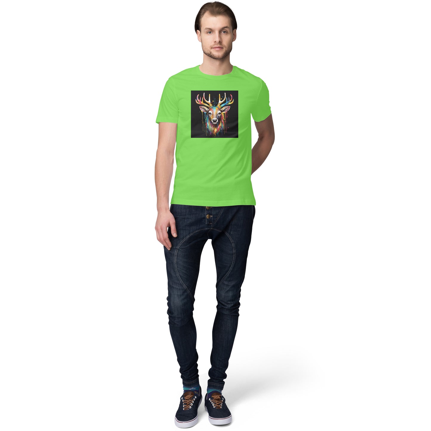 Mens New Art X Heaven Deer T-Shirt