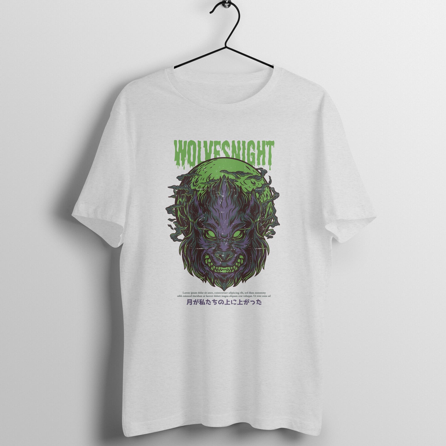 Mens New Art X Wolves Night T-Shirt