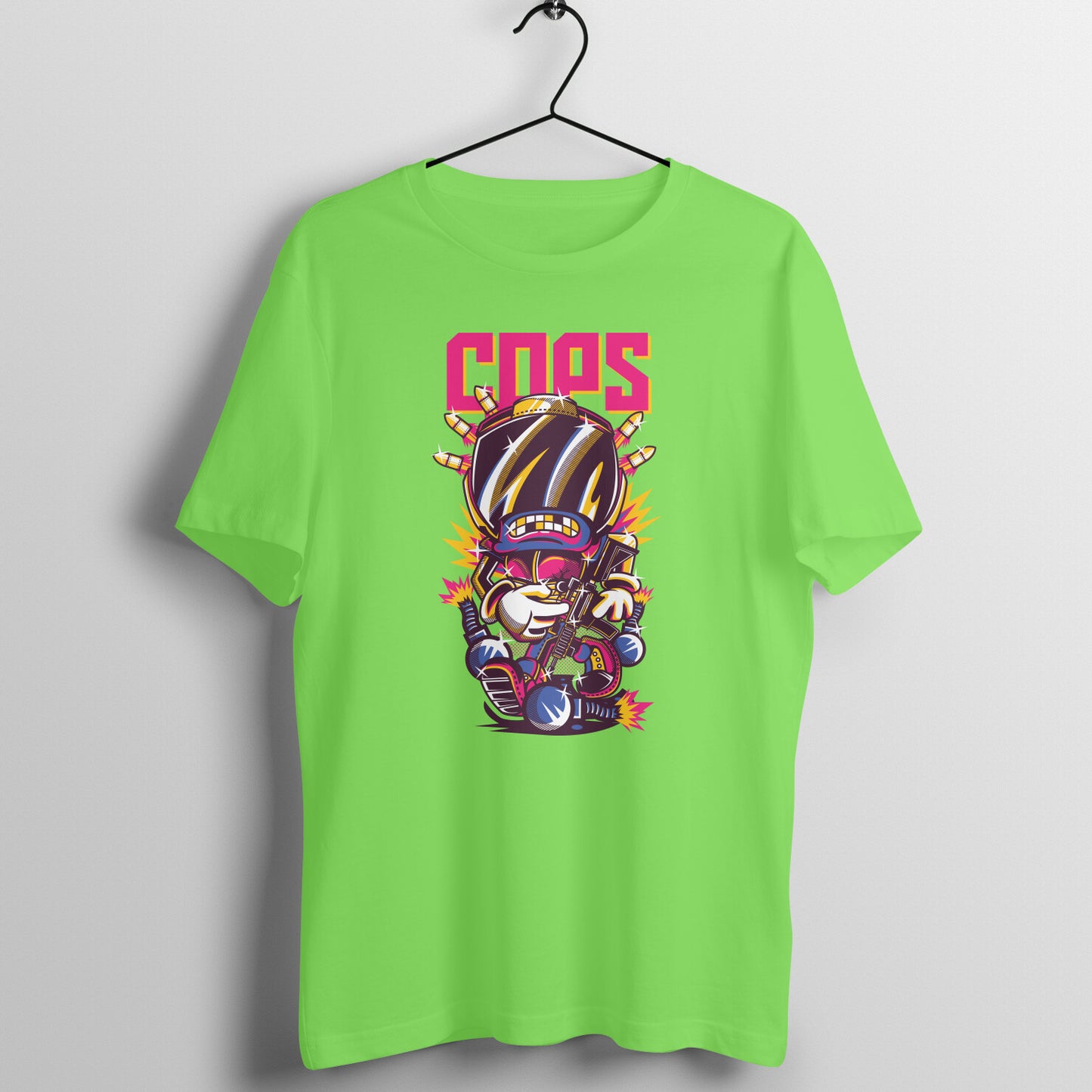 Mens New Art X Cops T-Shirt